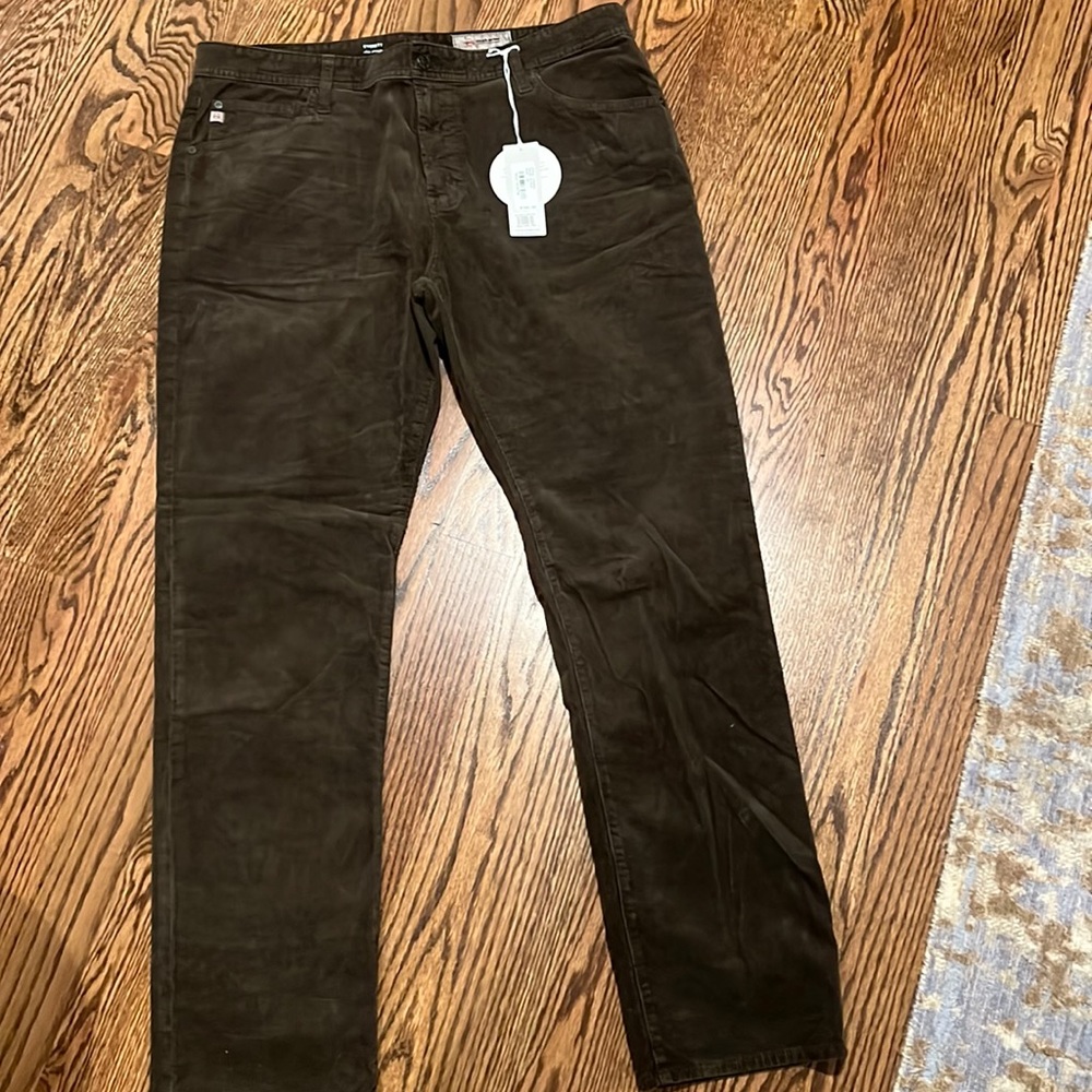 AG Men’s Slim Straight Everett Corduroy Pants